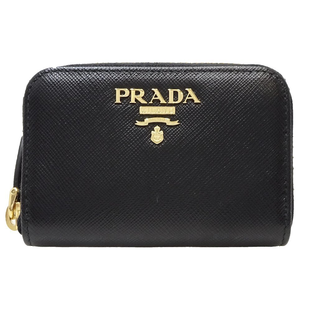 Prada Card Case Saffiano Black
